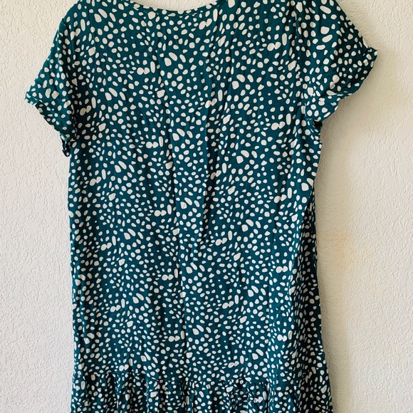 Green polka dot dress - Picture 2 of 3